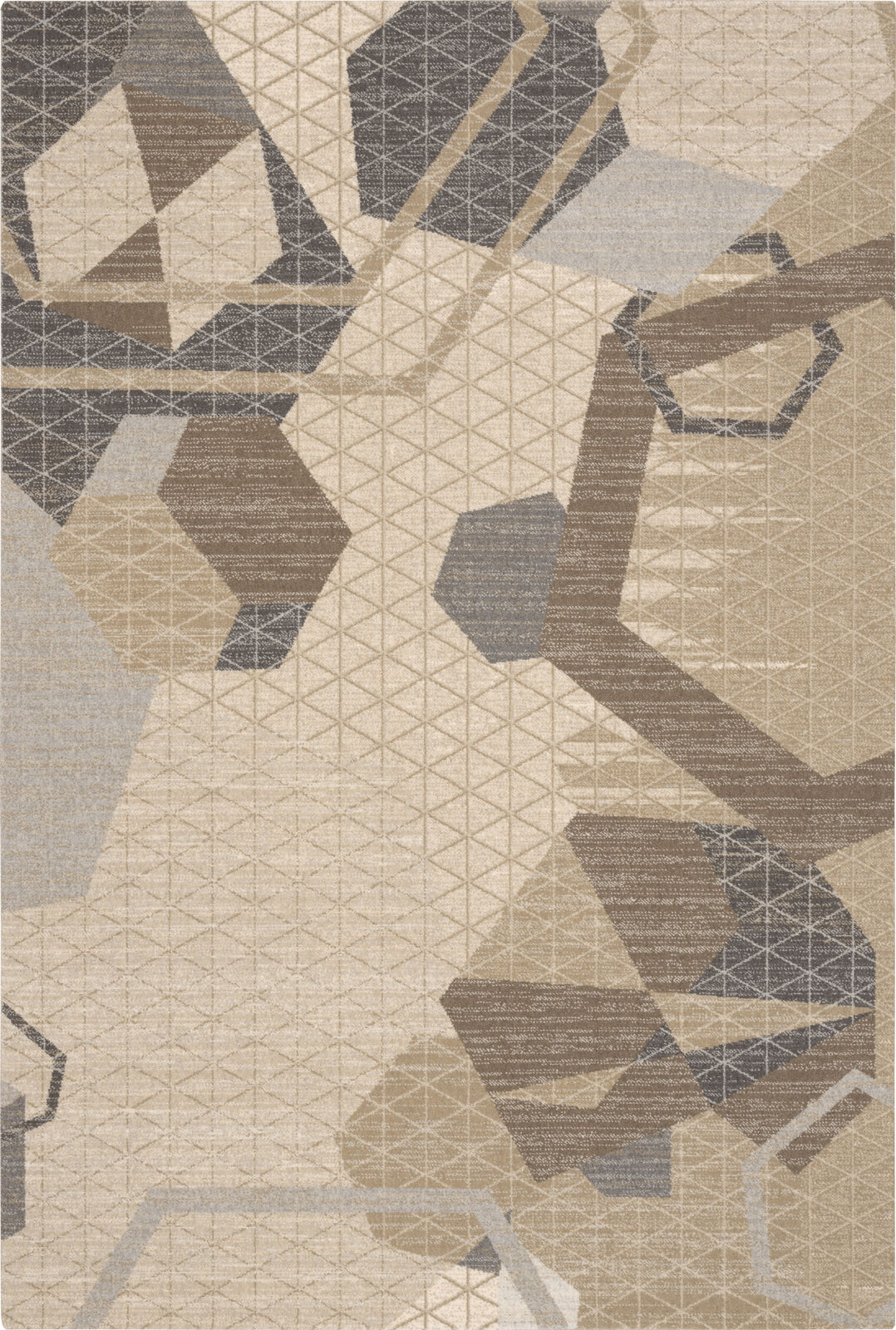 Folio Geometric Wool Rug - Image 3