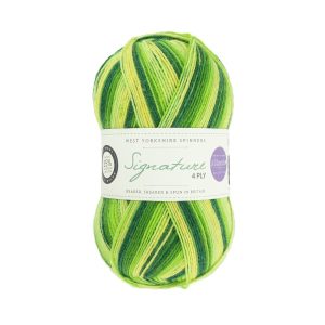 4ply stripy yarn