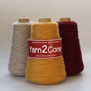5ply Guernsey British wool 250g Cones