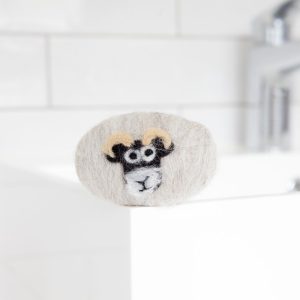 Swaledale Sheep Felted Soap